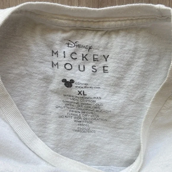 Mickey Mouse White T-Shirt - Picture 2 of 3